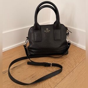 Kate Spade ♠️ Southport Avenue Small Jenny Black Leather Crossbody Bag